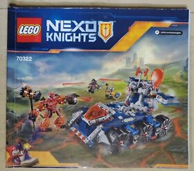 LEGO 70322 Instruction Manual ONLY Nexo Knights Axl's Tower Carrier
