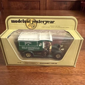 Matchbox Models of Yesteryear 1916 Renault Type AG Perrier Delivery Green Truck - Picture 1 of 4