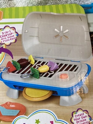 Three And One Grill Play Set Create Your Own Grilling Skewers factory sealed￼ - Image 1 of 4