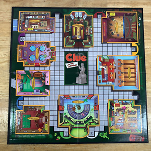 2002 The Simpsons Clue Game Replacement Parts Game Board Only