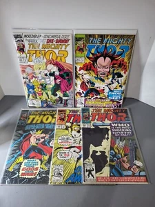 The Mighty Thor Vol 1. (5) Comic Lot Issues 444-449-450-453-454 Marvel 1992 - Picture 1 of 11