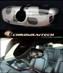 MK3 MINI F54 F55 F56 F57 F60 Vivid SILVER Specchio Retrovisore Cover per Manuale Dim - Foto 1 di 5