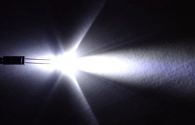 LOW current LED 1mA 3mm 1120mcd warmweiss - Bild 1 von 3