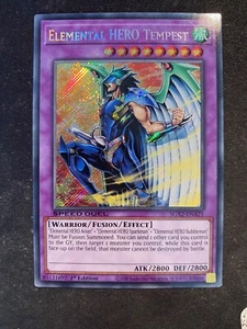 Elemental HERO Tempest - SGX2-ENA21 - Secret Rare - 1st Edition - Speed Duel N/M - Bild 1 von 2