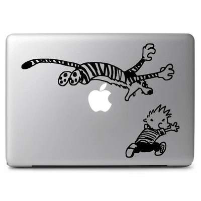 Hobbes Attacking Calvin Sticker Decal for Macbook Air/Pro Laptop Dell HP Car Art - Image 1 of 4