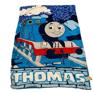 Thomas The Tank Engine Blanket Throw Baby Toddler Blanket Blue 2013 Sherpa - Picture 1 of 7