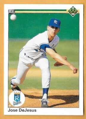 JOSE DeJESUS KANSAS CITY ROYALS #255 - UPPER DECK NM-MT 1990 - Image 1 of 2