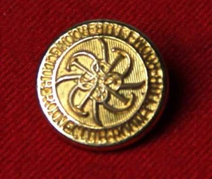 One Vintage Club Room by Waterbury Blazer Button Shank Gold Brass CR Monogram - Picture 1 of 2