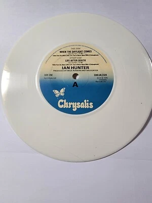 IAN HUNTER WHEN THE DAYLIGHT COMES (WHITE) 7" WHITE VINYL UK VG+ F3 - Image 1 of 2