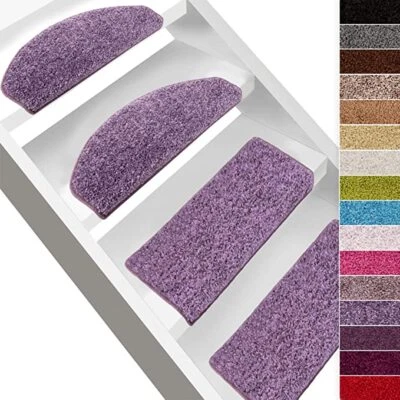 SHAGGY Stufenmatten Stufenmatte Treppenschoner Stufenschoner Treppenschutz 23x65 - Bild 1 von 3