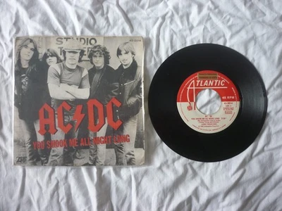 AC/DC – YOU SHOOK ME ALL NIGHT LONG PROMO RADIO STATION VINYL 7 ORIGINAL SPAIN - Image 1 of 4