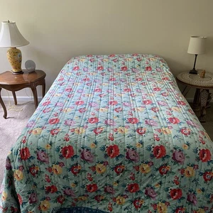 Pioneer Woman Sweet Romance Blossoms Quilt King with 2 Shams Floral Cottage Farm - Picture 1 of 11