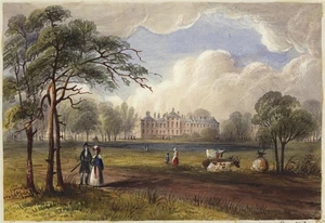 Mary Webster (1794-1883) Watercolour Painting - Kensington Palace London 1838 - Picture 1 of 12