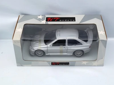UT Models Ford Escort RS Cosworth 1992 Silver 1:18 Brand New in Box 22706 - Image 1 of 4