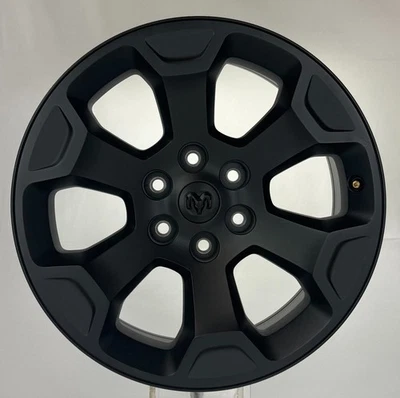 20" Dodge Ram 1500 Satin Black Clad Factory OEM Wheels Set Of 4 New Takeoff - Image 1 of 4