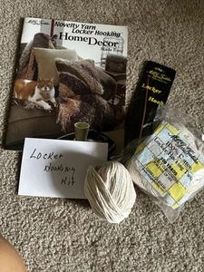 MCG Novelty Yarn Locker Hooking Around the Home Made Easy Book , Hook Yarn - Picture 1 of 9