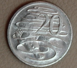 * 2002 PLATYPUS 20 CENT COIN CIRCULATED TONING #AAA64 - Picture 1 of 6