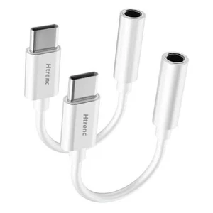 USB C to 3.5mm Headphone Jack Adapter for iPhone6/6 Pro/5/5 Pro/Pro 1 White - Picture 1 of 8