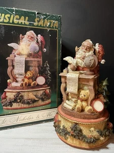 Vtg 1994 St. Nick & Me “Santa Claus Is Coming To Town” Musical Figure Christmas - Picture 1 of 16