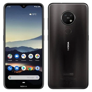 Nokia 7.2 4G zwart 128 GB 4 GB ram dual sim perfecte staat - Afbeelding 1 van 1