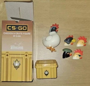 CS:GO Pollo y Caja con Todas las Cabezas Figura Vinilo Válvula CSGO - Imagen 1 de 1