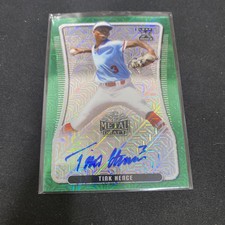 2020 Leaf Metal Draft Tink Hence Auto Autograph Green Mojo #1/3