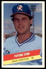 1987 TCMA International League All-Stars David Griffin Richmond Braves #35