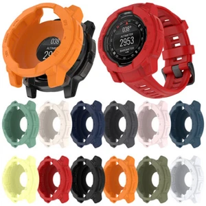 Soft Silicone Watch Protective Case Cover For Garmin Instinct3 AMOLED /SOLAR - Zdjęcie 1 z 27