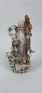 Statuette Divinité SHOUXING SHOU LAO Étoile ou Dieu de Longévité Bonheur Résine - Imagen 1 de 18