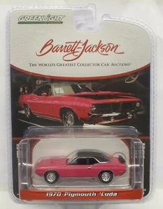 2024 GREENLIGHT BARRETT JACKSON SERIES 14 1970 PLYMOUTH CUDA PINK - Picture 1 of 2