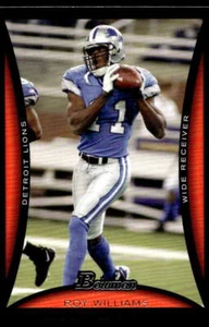 2008 Bowman #76 Roy Williams SN Detroit Lions - Picture 1 of 2