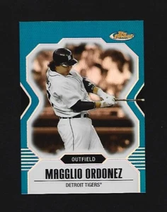 2007 Topps Finest Magglio Ordonez #4 Blue Refractor 224/399 Detroit Tigers - Picture 1 of 2