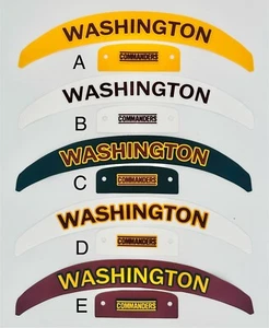 Commanders Full Size Speed Helmet 3D Bumpers - Picture 1 of 2