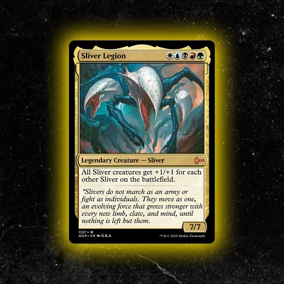 Sliver Legion - Custom Magic: The Gathering Card - High-Quality - Image 1 of 4