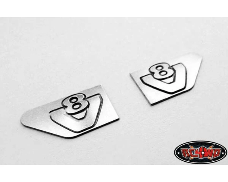 RC4WD Side Metal v8 Logo for Tamiya 1/14 Scania RC4VVVC0020  - Bild 1 von 1