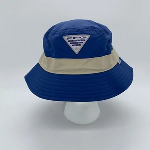Columbia PFG Bucket Hat Slack Tide UPF50 Omni Shield 2" Brim Blue Size S/M Mens - Picture 1 of 6