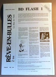 BD FLASH 1. Rêves en Bulles. Le Zine de l'info. 1992. Etat neuf (CLA11) - Imagen 1 de 1