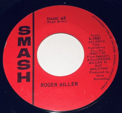 Roger Miller Dang Me / Got 2 Again 45 Rpm 23Y25 - Image 1 of 4