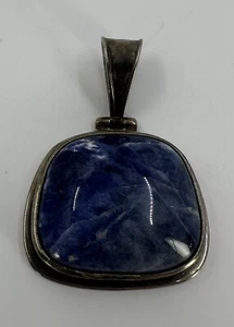 Vtg 925 Silpada Large Sodalite Pendant - Picture 1 of 5