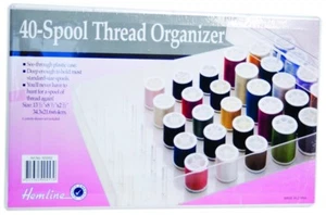 Hemline 40 Spool Sewing Thread Organiser Box (H3002) - Picture 1 of 1