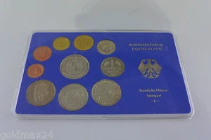 Juego de monedas de curso RFA 1979 / F / PP / Mark, penique - Imagen 1 de 3