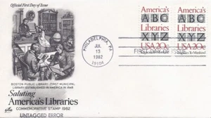 2015 & 2015b 20c AMERICA'S LIBRARIES FDC - TAGGED & UNTAGGED ERROR - Picture 1 of 1