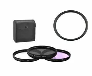 58mm Filter Kit for Canon PowerShot SX540 SX530 SX70 SX60 SX50 SX40 HS SX30 SX20 - Picture 1 of 4