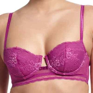 NWT Wacoal Europe Women's Desire Padded Balcony Bra Peony 32C - No Inserts - Picture 1 of 2