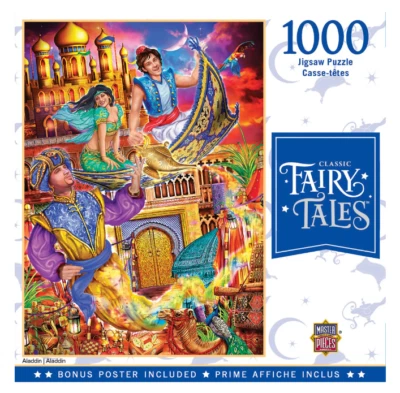 Jigsaw Puzzle 1000 Pieces Classic Fairy Tales 'Aladdin' + Bonus Poster - Image 1 of 4