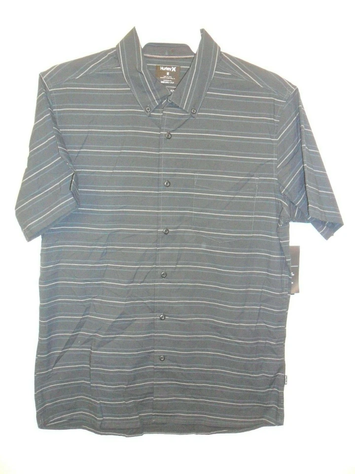 HURLEY Men's Dri-Fit Button Up Shirt STAYCAY - XL-