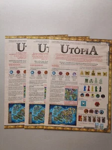 REGLES EN FRANCAIS +ENGLISH RULES+DEUTCH REGELN /UTOPIA /MATAGOT - Imagen 1 de 1