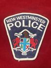 Police Patch New Westminster Police Canada Blue Sew On Patch Police Ar2