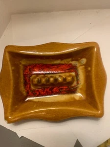 HTF!-Maurice of Cal.1705-mid century modern Cigar ashtray Art Deco (w/chips) - Picture 1 of 6