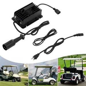 48 Volt 15 Amp Golf Cart Battery Charger LED Waterproof For Golf Carts QA750A - Foto 1 di 15